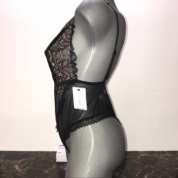 French Affair Sexy Bodysuit Lingerie Teddy. - Picture 6 of 13